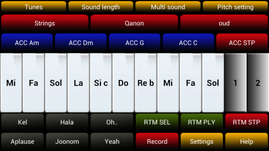 اسکرین شات برنامه Arabic Musical Instrument 1