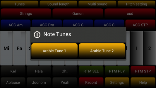 اسکرین شات 3 برنامه Arabic Musical Instrument