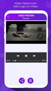 اسکرین شات برنامه Video Watermark - Add Logo on Video 7