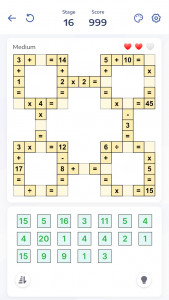 اسکرین شات بازی Crossmath - Math Puzzle Games 3