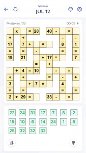 اسکرین شات بازی Crossmath - Math Puzzle Games 6