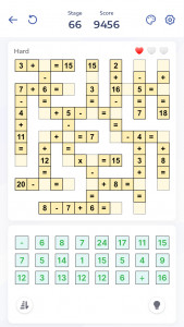 اسکرین شات بازی Crossmath - Math Puzzle Games 2