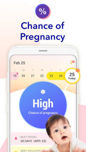 اسکرین شات برنامه Ovulation Calendar & Fertility 1