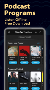 اسکرین شات برنامه Music App Download Podcast Pro 3