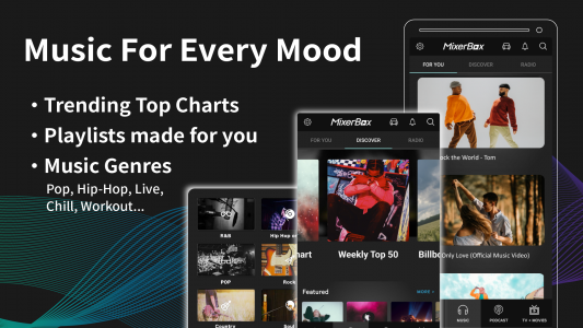 اسکرین شات 3 برنامه FREEMUSIC© MP3 Music Player