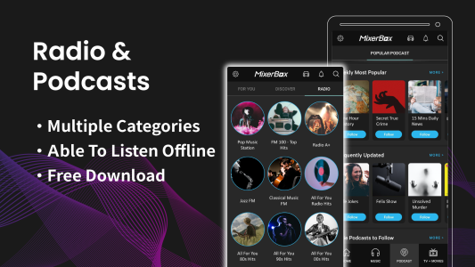 اسکرین شات 4 برنامه FREEMUSIC© MP3 Music Player