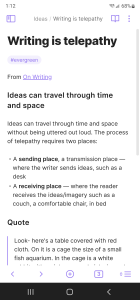 اسکرین شات 2 برنامه Obsidian