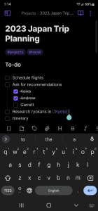 اسکرین شات 4 برنامه Obsidian