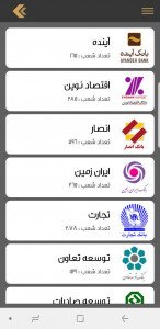 اسکرین شات برنامه بانک یاب جامع کل ایران 3