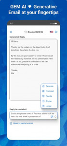 اسکرین شات برنامه Email Blue Mail - Calendar 4