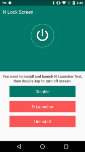 اسکرین شات برنامه N Lock Screen - Double Tap Sleep for N Launcher 2