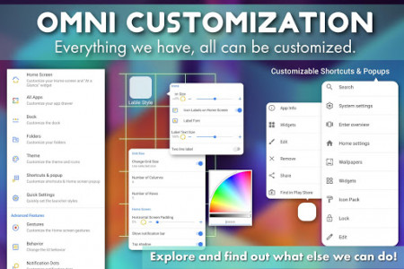 اسکرین شات برنامه PSOL Launcher - Pixel Style Omni Launcher 2
