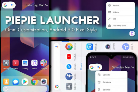 اسکرین شات برنامه PSOL Launcher - Pixel Style Omni Launcher 7