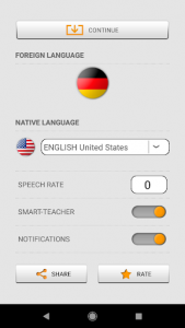 اسکرین شات برنامه Learn German words with Smart-Teacher 8