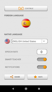 اسکرین شات برنامه Learn Spanish words with Smart-Teacher 8