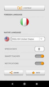 اسکرین شات برنامه Learn Italian words with Smart-Teacher 8