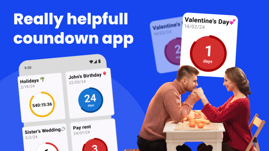 اسکرین شات برنامه Countdown Widget・Countdown app 6