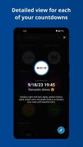 اسکرین شات برنامه Countdown Widget 7