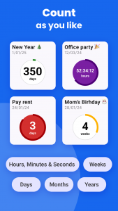 اسکرین شات برنامه Countdown Widget・Countdown app 4