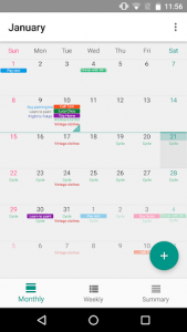 اسکرین شات برنامه Calendar Plus - Event Reminder 1