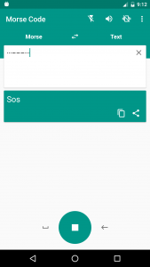 اسکرین شات برنامه Morse Code 2