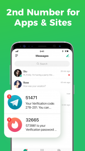 اسکرین شات 5 برنامه 2nd Line - Second Phone Number
