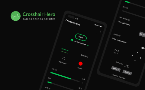 اسکرین شات 1 برنامه Crosshair Hero