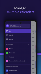 اسکرین شات برنامه Proton Calendar: Secure Events 5