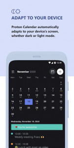 اسکرین شات برنامه Proton Calendar - Private and secure calendar 6