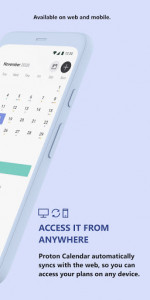 اسکرین شات برنامه Proton Calendar - Private and secure calendar 2