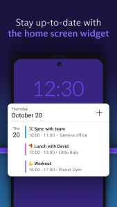 اسکرین شات 2 برنامه Proton Calendar: Secure Events
