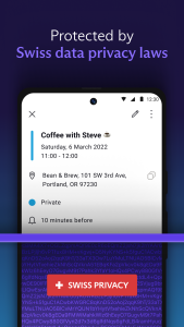 اسکرین شات 8 برنامه Proton Calendar: Secure Events