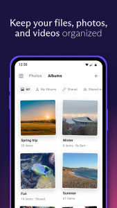 اسکرین شات 3 برنامه Proton Drive: Cloud Storage
