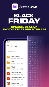 اسکرین شات 1 برنامه Proton Drive: Cloud Storage