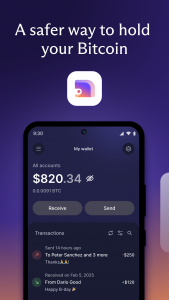 اسکرین شات 1 برنامه Proton Wallet: Secure Bitcoin