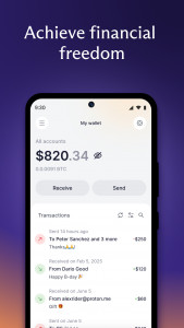 اسکرین شات 6 برنامه Proton Wallet: Secure Bitcoin