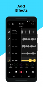 اسکرین شات برنامه Rapchat: Music Maker Studio 5