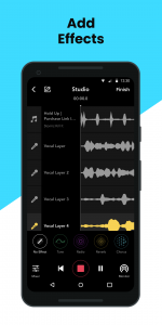 اسکرین شات برنامه Rapchat: Music Studio Recorder 5