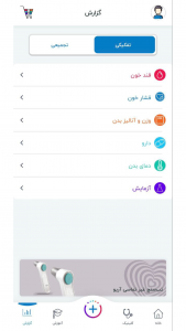 اسکرین شات 2 برنامه ‏سیناکر | کنترل دیابت، فشارخون و وزن