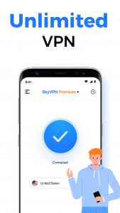 اسکرین شات برنامه SkyVPN - Fast Secure VPN 2