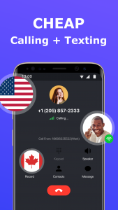 اسکرین شات برنامه 2nd Phone Number - Call & Text 2