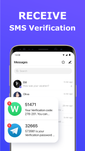 اسکرین شات 2 برنامه 2nd Phone Number - Call & Text