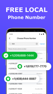 اسکرین شات برنامه 2nd Phone Number - Call & Text 1
