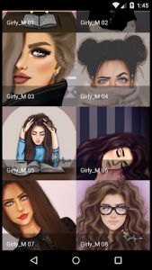اسکرین شات برنامه Girly Wallpaper Art 2018 2