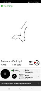 اسکرین شات برنامه Distance and area measurement 2