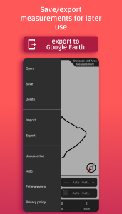 اسکرین شات برنامه Distance and area measurement 4