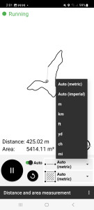 اسکرین شات برنامه Distance and area measurement 4