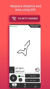 اسکرین شات برنامه Distance and area measurement 1