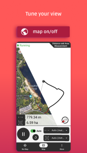 اسکرین شات 2 برنامه Distance and area measurement