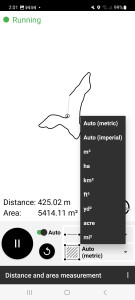 اسکرین شات برنامه Distance and area measurement 5